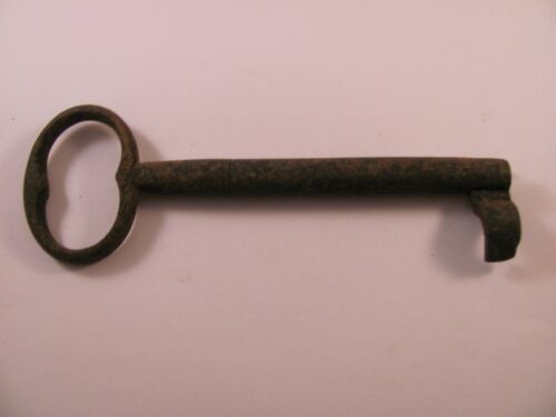 Antique 18thC 19thC Early Cast Iron Skeleton Key Large Gate Blacksmith #1 7