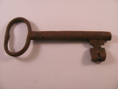 Antique 18thC 19thC Early Cast Iron Skeleton Key Large Gate Blacksmith #2 6