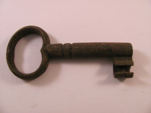 Antique 18thC 19thC Early Cast Iron Skeleton Key Large Gate Blacksmith #4 4