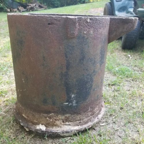 antique cast iron toilet from outhouse