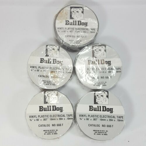 Vintage Bull Dog Vinyl Plastic Electrical Tape 3/4