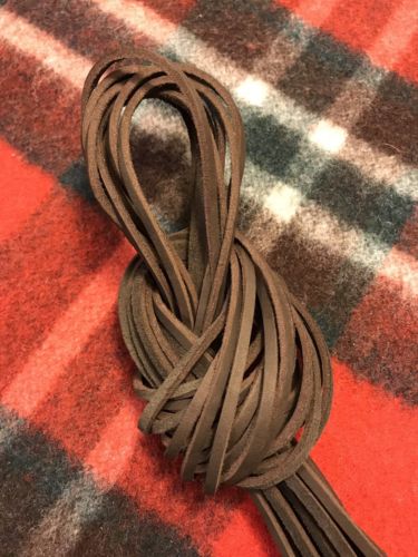 LOT OF 10 LEATHER LACING 1/8 INCH BY 57 INCHES