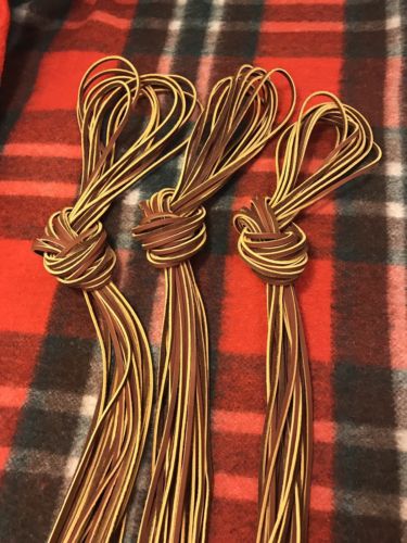 LOT OF 10 LEATHER LACING 1/8 INCH BY 68 INCHES