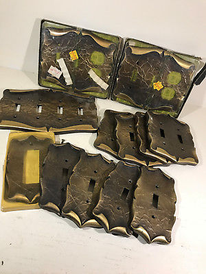 Lot (12) Carriage House by Amerock vintage switchplates NOS