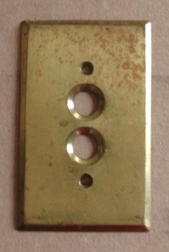 Vintage Brass Electrical Outlet plate