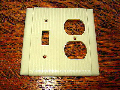 Vintage Ivory Bakelite Switch And Outlet Cover