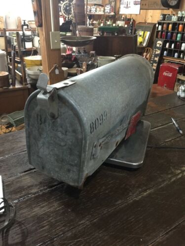 Vintage Older Steel Or Galvanized Mail Box