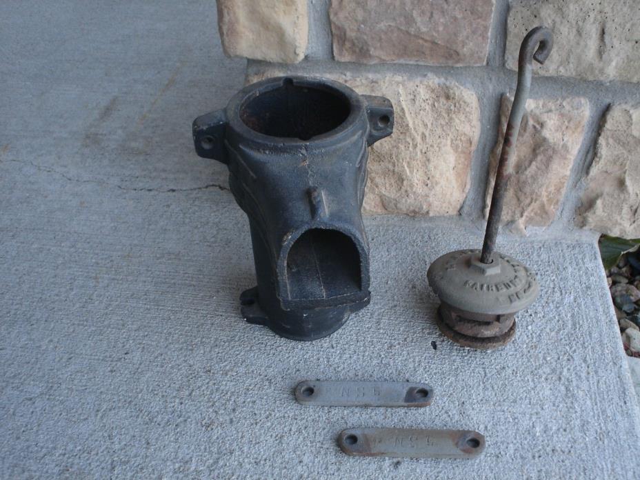 ANTIQUE  Fairbury Windmill Co. Fairbury, Neb. Cast Iron Pump Housing - Very Good