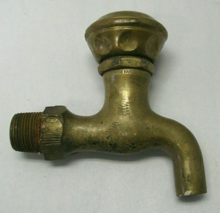 Vintage Solid Brass Faucet The Haydenville Co Unusual Handle