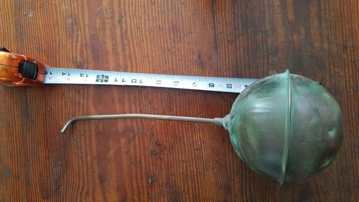 ANTIQUE TOILET COPPER Fill Valve BALL FLOAT 