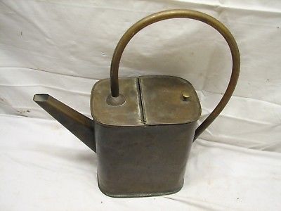 Antique Brass Tin Lined Filling watering Can Garden Tool Well Made