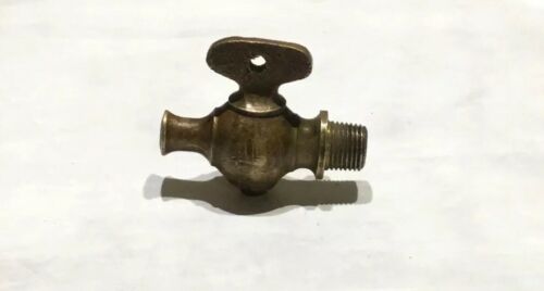 Vintage brass valve blow off petcock Hit Miss Gas Engine 1/8” MNPT Steampunk