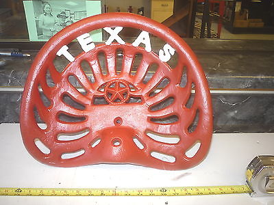 6  CAST IRON FARM BAR STOOL GARDEN SEAT  TEXAS  WITH  STAR
