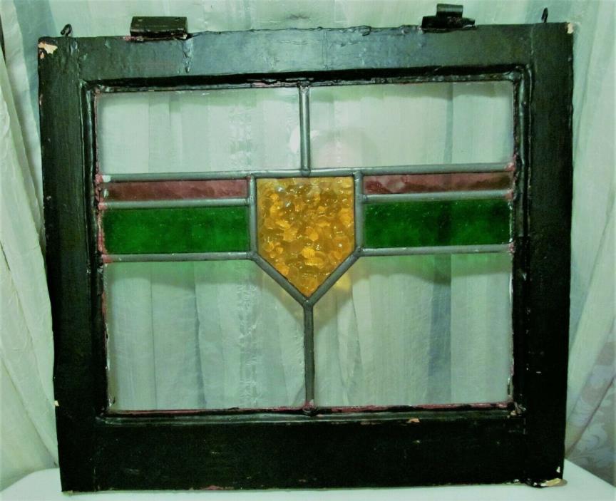 STAINED GLASS LEADED WINDOW  20