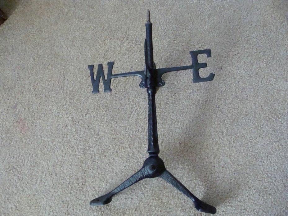 Vintage Aluminum Weathervane Base Only With Directionals 18