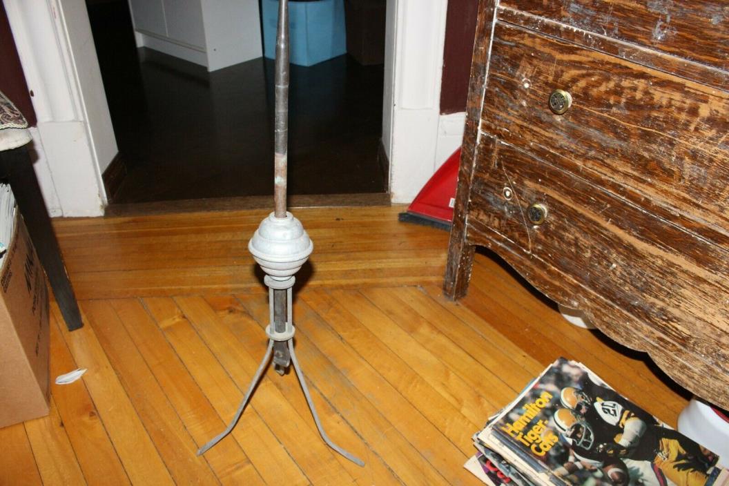 Vintage metal lightning rod Silver Ball Barn Farm Home Decor & Garden, And