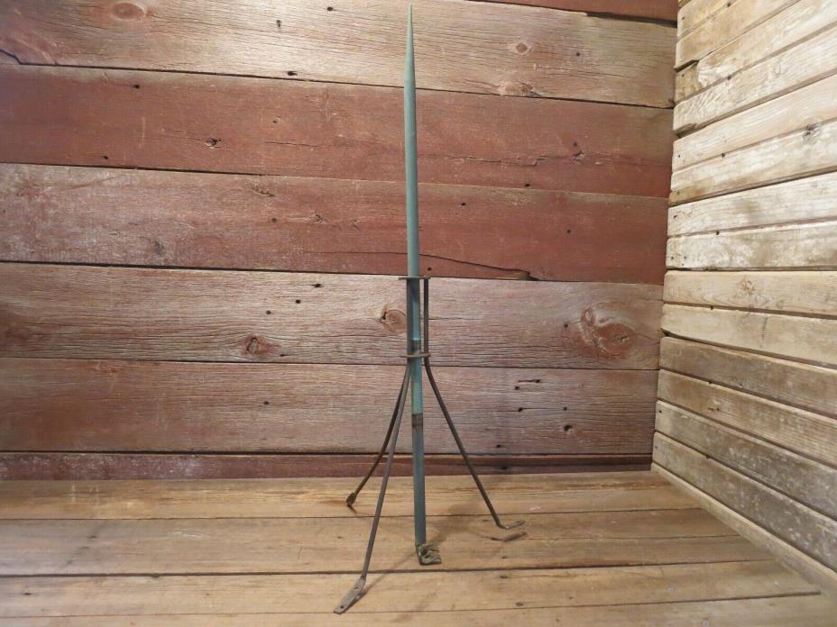 Vintage Metal Lightning Rod Weathered Lighting Rod!