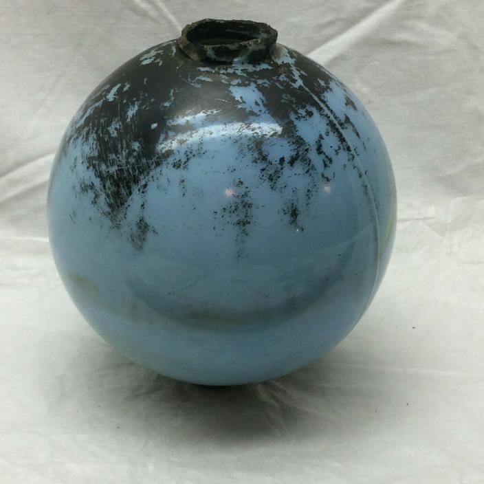 Vintage Robin Egg Blue Glass Lightening Rod Ball