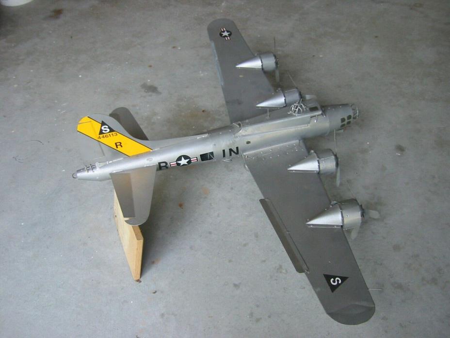 Large Metal B-17 8th AF Weathervane with 5' Wingspan 40