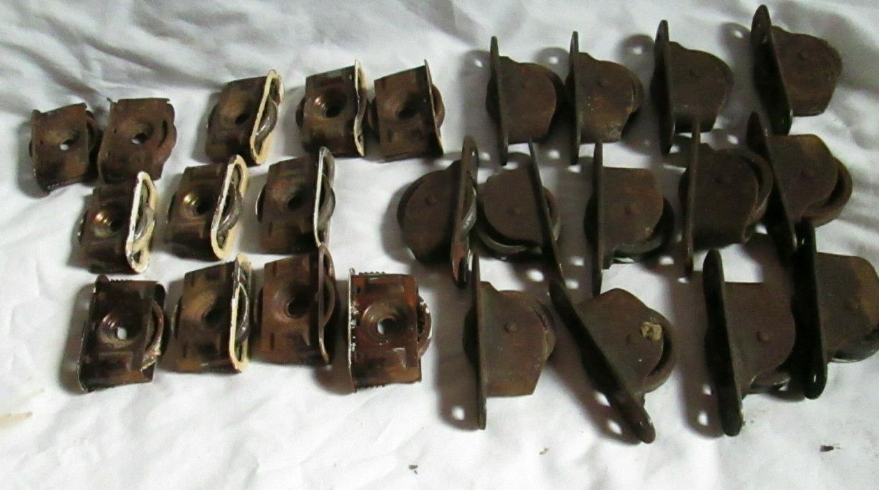 Vintage / Antique double hung window pullys lot