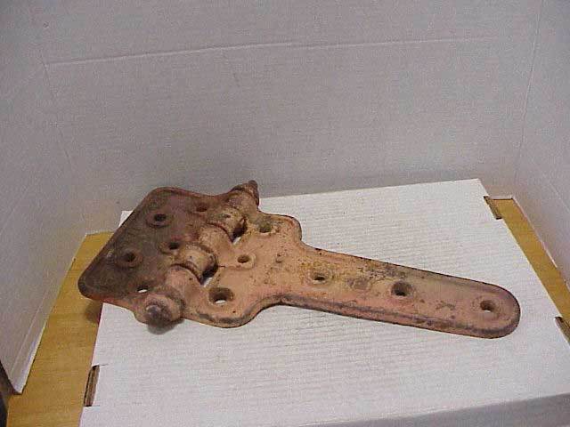 Huge Antique Iron Hinge Marked CON 170 Weighs 6 Pounds and 16