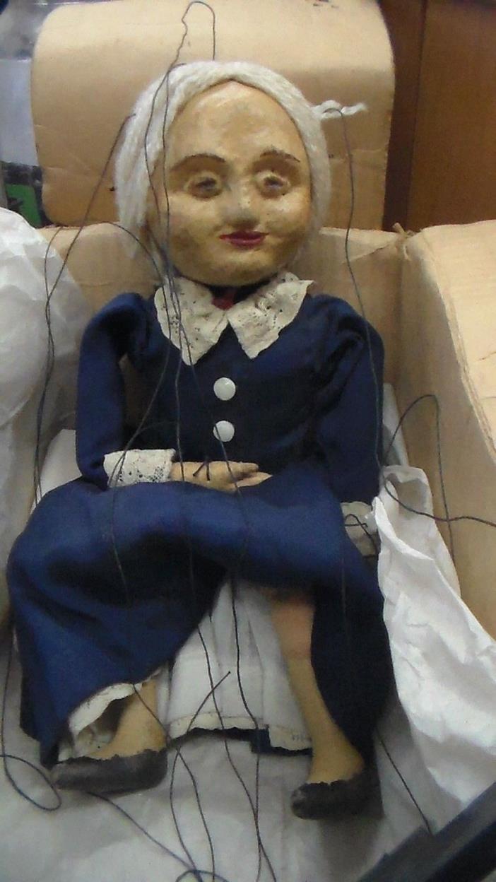 1800's Marianette String Puppet lady !VERY OLD!