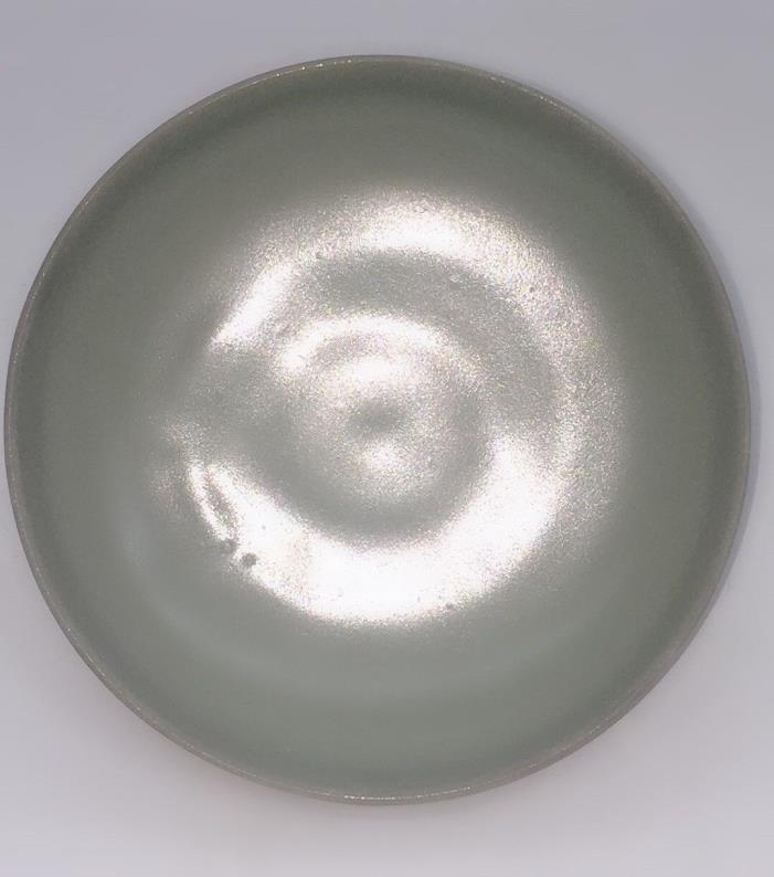 Old-Chinese-Old-Ru-Kiln-Celadon-Porcelain-Deep-Brush-Washer-Censer-3.1CM-TALL