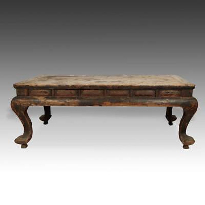 ANTIQUE CHINESE QING DYNASTY ALTAR TABLE ELM WOOD FURNITURE CHINA 18 / 19TH C.