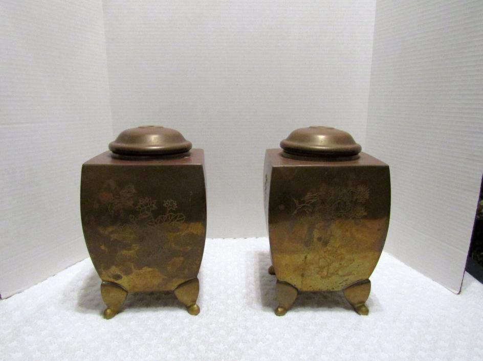 Vintage Chinese Brass Incense Burner/Potpourri Holder!