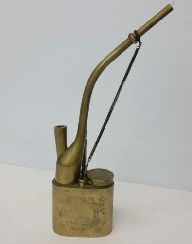 Old Chinese Brass Water Smoking Pipe