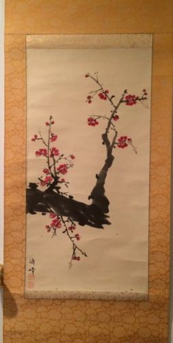Chinese Plum Flower Scroll