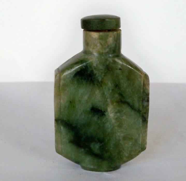 Vintage Chinese Moss Agate Snuff bottle