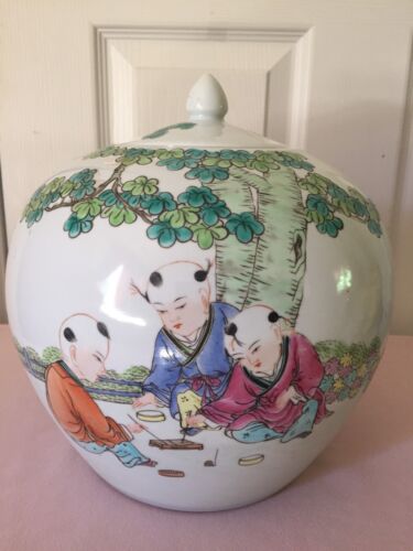 vintage chinese ginger jar