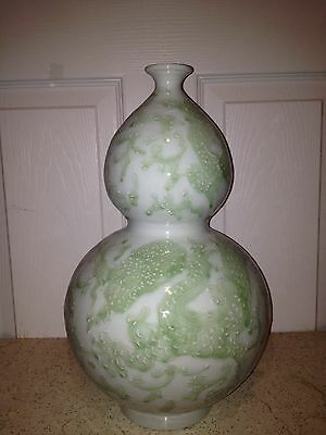 Vintage chinese vase H 14 inches with mark