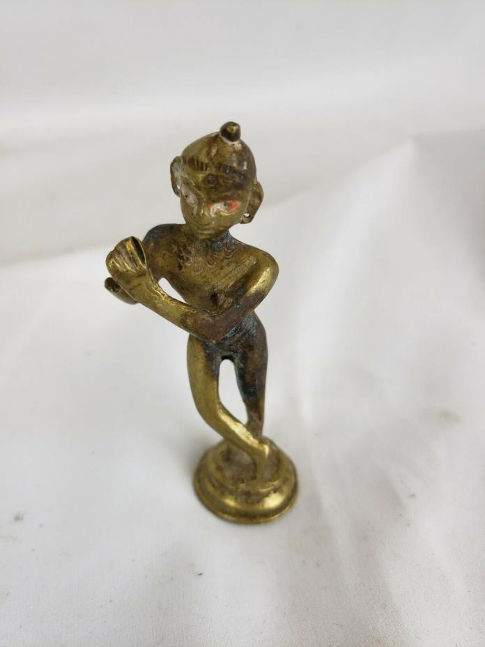 Nice old indian / Hindu bronze figurine 3 1/2