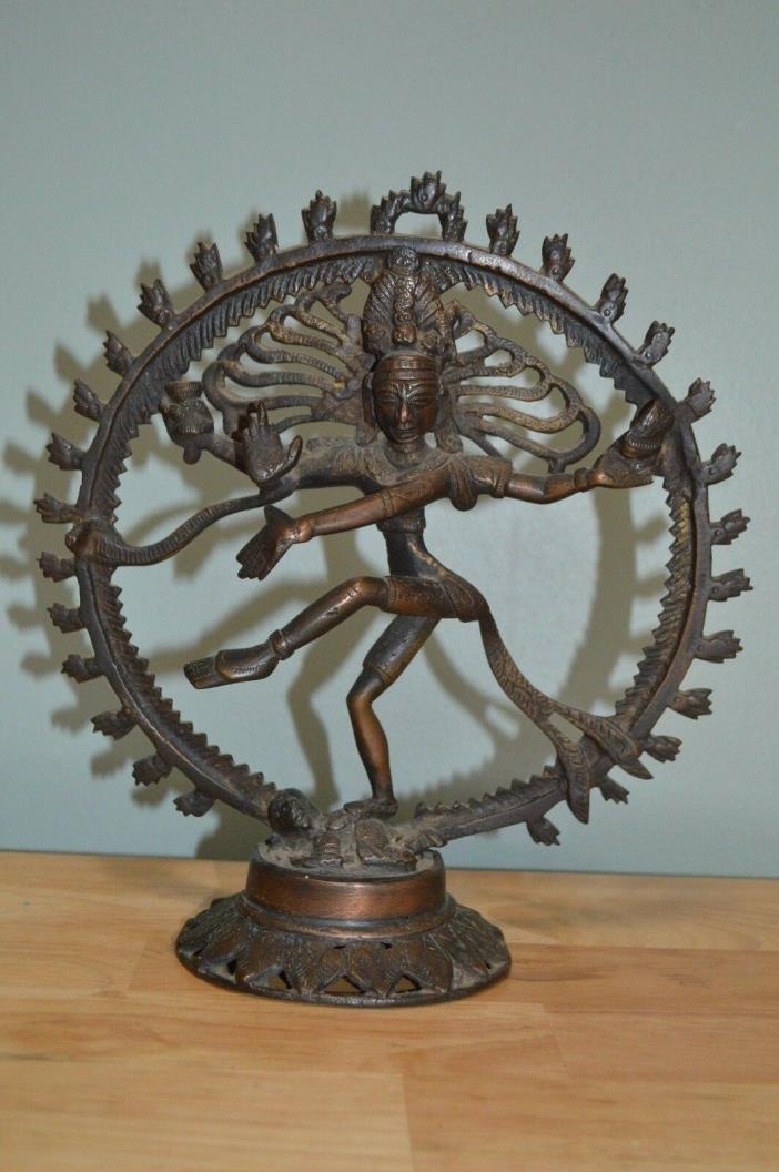 Dancing Shiva Bronze Copper Alloy Statue of  Shiva Nataraja