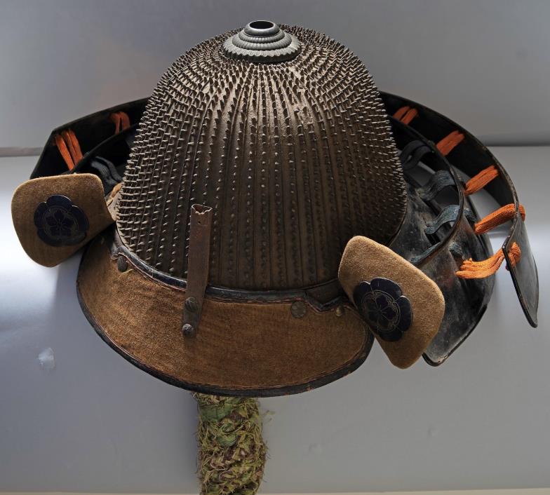 62 plate kabuto antique Momoyama japanese samurai sword armor helmet