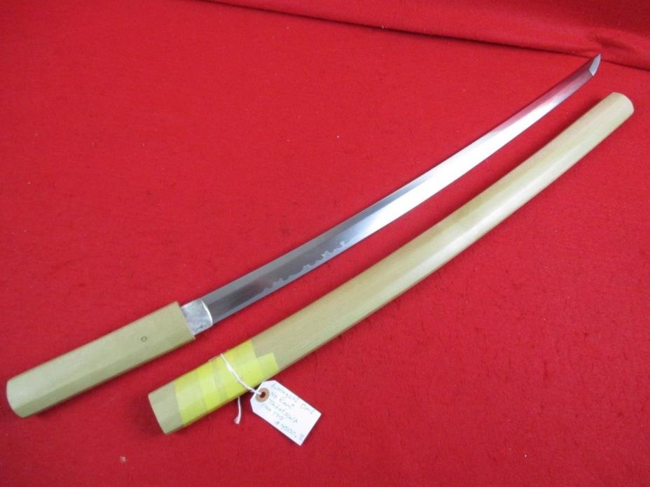Signed Japanese Katana Samurai Sword By Awataguchi Omi No Kami Tadatsuna Ca.1715
