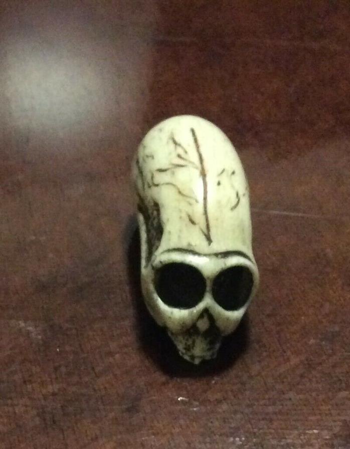 amazing Skull Netsuke , Qing Dinasty