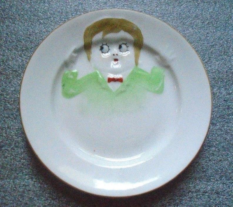 fine old Nippon google eye character porcelain plate