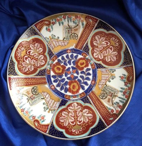 Imari Plate Antique Japanese Imari Porcelain Plate Charger Large