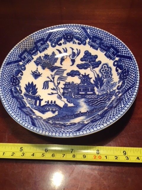 Antique Japan Blue Plate