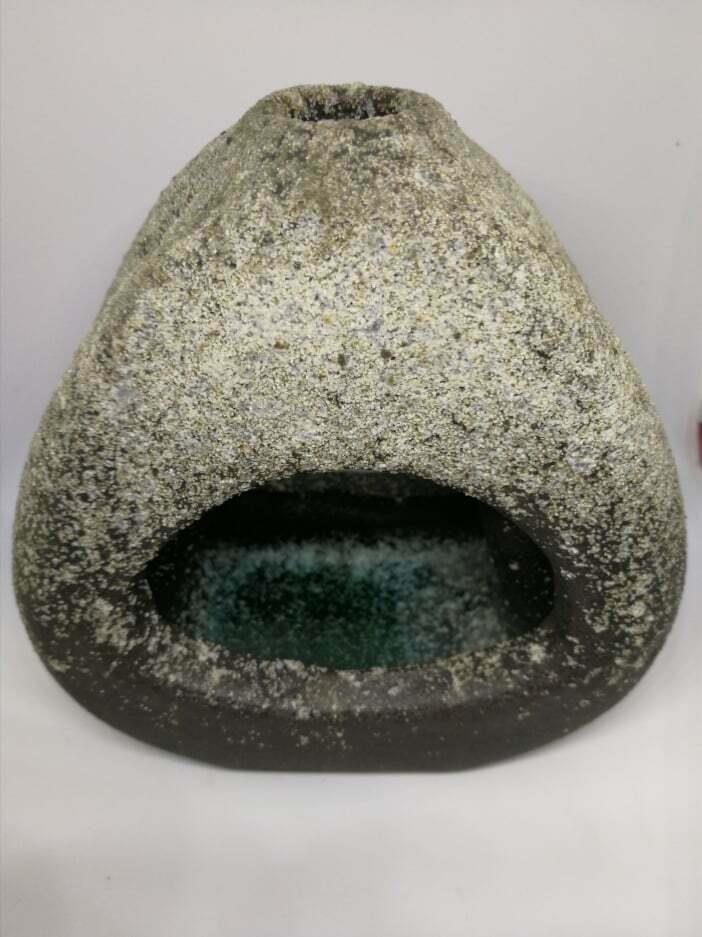 Japanese style vase pottery shape droplet