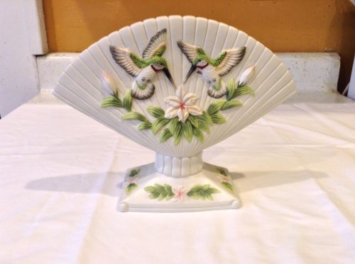Flower Bird Porcelain Collection Seymour Mann M Bernini Collectable