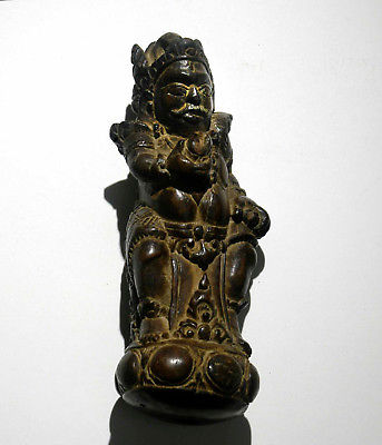 Antique Figural Wood Carved Handle, Indonesia