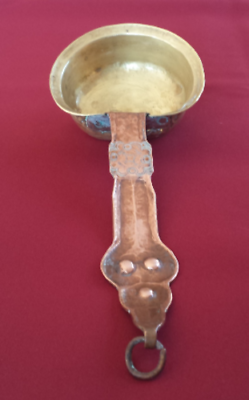 Antique Copper and Brass Ladle, Nepal