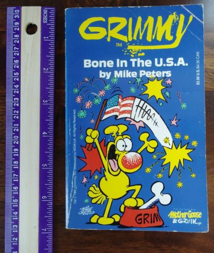 1st Tor Edition Grimmy  Bone In The U.S.A. Mother Goose And Grimm 1992 Paperback