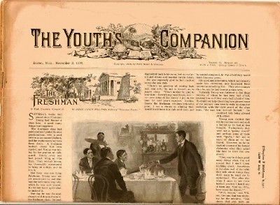1898  Nov. 3rd The Youth's Companion Newspaper Boston, Mass