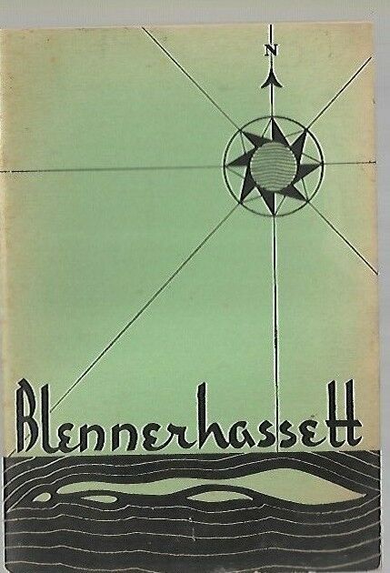 e1 - Vintage 1950 Book - BLENNERHASSETT ISLAND Parkersburg WV & Burr Conspiracy