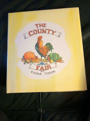Vintage 1964 TASHA TUDOR The County Fair Hardcover Book dust jacket